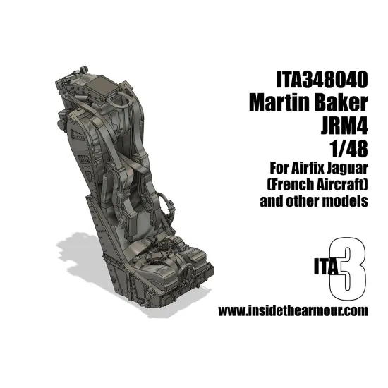 Inside The Armor Ita348040 1/48 Martin Baker Jrm4 Seat Airfix Jaguar French