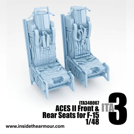 Inside The Armor Ita348067 1/48 Aces Ii Seats For F-15 2 Seats