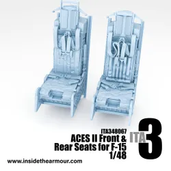 Inside The Armor Ita348067 1/48 Aces Ii Seats For F-15 2 Seats
