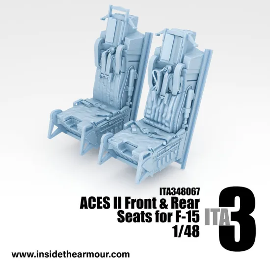Inside The Armor Ita348067 1/48 Aces Ii Seats For F-15 2 Seats