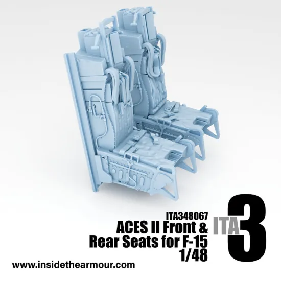 Inside The Armor Ita348067 1/48 Aces Ii Seats For F-15 2 Seats