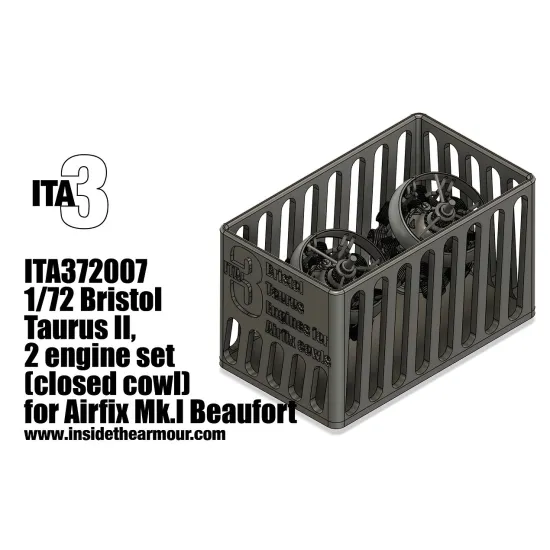 Inside The Armor Ita372005 1/72 Bristol Taurus 2 Engines Closed Cowl Version Maintenance