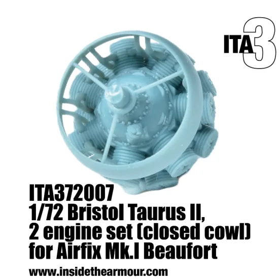 Inside The Armor Ita372005 1/72 Bristol Taurus 2 Engines Closed Cowl Version Maintenance