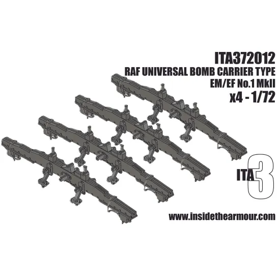 Inside The Armor Ita372012 1/72 Raf Universal Bomb Carrier Type Em/Ef No1 Mkii X4