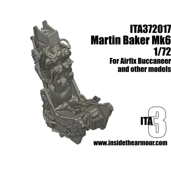 Inside The Armor Ita372017 1/72 Martin Baker Mk6 Ejection Seat Buccaneer Mirage Etc