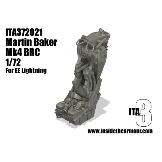 Inside The Armor Ita372021 1/72 Martin Baker Mk4 Brc For Ee Lightning And Other Aircraft