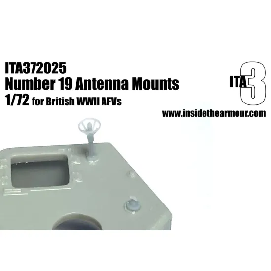 Inside The Armor Ita372025 1/72 Number 19ws Radio Antennas