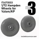Inside The Armor Ita372033 1/72 Weighted Wheels For Valom/ Kp Hampden