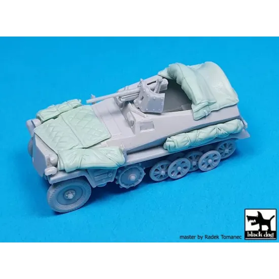 Black Dog T72207 1/72 Conversion Set For Sd Kfz 250/10 For Ace