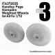 Inside The Armor Ita372035 1/72 Weighted Wheels For Airfix Handley Page Hampden