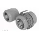 Inside The Armor Ita372036 1/72 Weighted Wheels For Airfix Handley Page Hampden