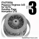 Inside The Armor Ita372036 1/72 Weighted Wheels For Airfix Handley Page Hampden