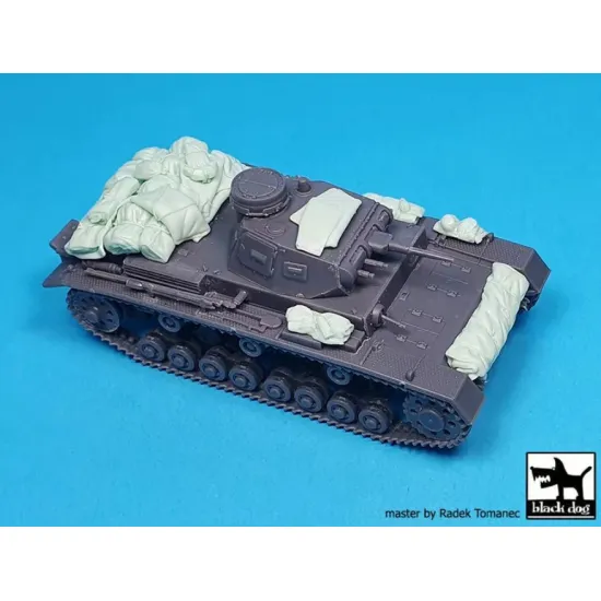Black Dog T72208 1/72 Conversion Set For Panzerkampfwagen Iii Ausf D For First To Fight