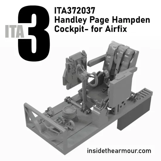 Inside The Armor Ita372037 1/72 Cockpit For Airfix Hampden