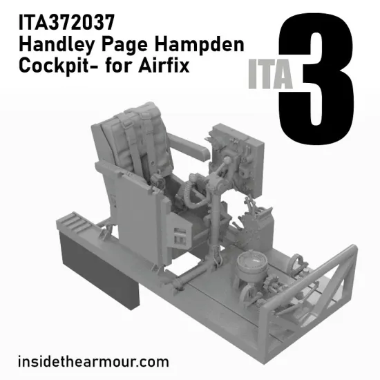 Inside The Armor Ita372037 1/72 Cockpit For Airfix Hampden