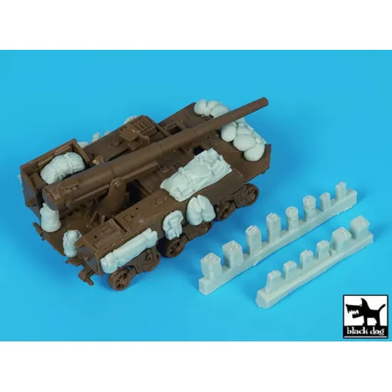 Black Dog T72210 1/72 Conversion Set For M12 Motor Gun Carriage For Italeri