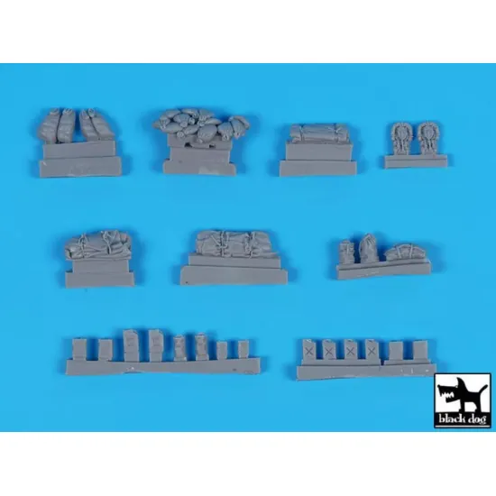 Black Dog T72210 1/72 Conversion Set For M12 Motor Gun Carriage For Italeri