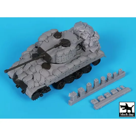 Black Dog T72211 1/72 Conversion Set For M4a1 Sherman For Revell