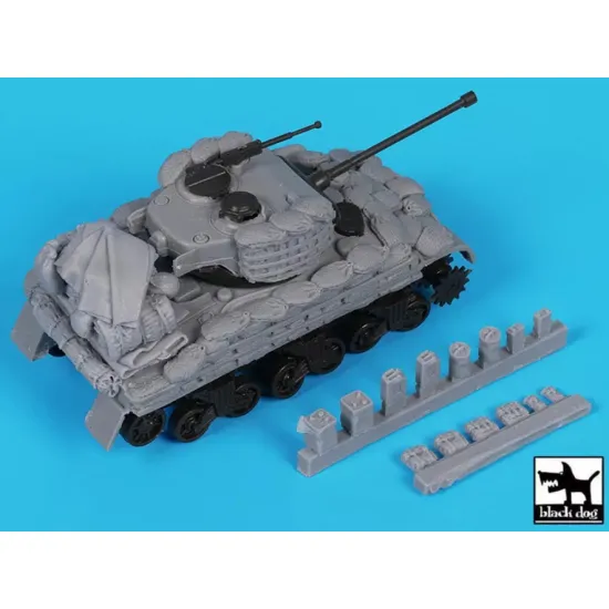 Black Dog T72211 1/72 Conversion Set For M4a1 Sherman For Revell