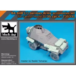 Black Dog T35331 1/35 Conversion Set For Ba-64b R German Army For Lanmo Model