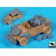 Black Dog T35333 1/35 Conversion Set For Kubelwagen Type 82 Big Set For Tamiya