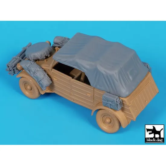 Black Dog T35333 1/35 Conversion Set For Kubelwagen Type 82 Big Set For Tamiya