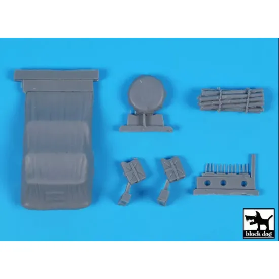 Black Dog T35334 1/35 Conversion Set For Kubelwagen Type 82 For Tamiya