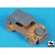 Black Dog T35334 1/35 Conversion Set For Kubelwagen Type 82 For Tamiya