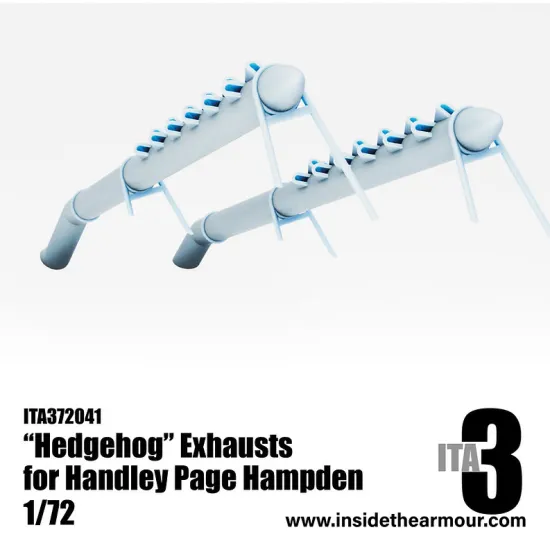 Inside The Armor Ita372041 1/72 Hedgehog Exhaust For The Handley Page Hampden