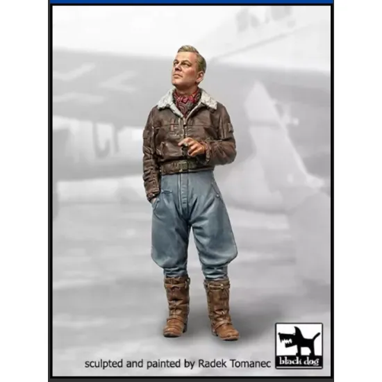 Black Dog F32191 1/32 German Pilot Wwii Figures Model Kit