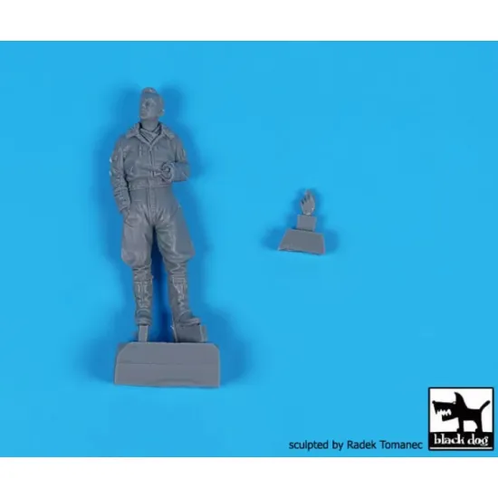 Black Dog F32191 1/32 German Pilot Wwii Figures Model Kit
