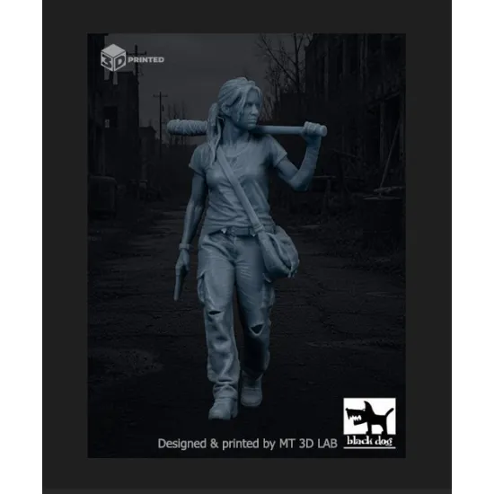 Black Dog Mf35001 1/35 Wanderer Zombie Survivors Figures Model Kit