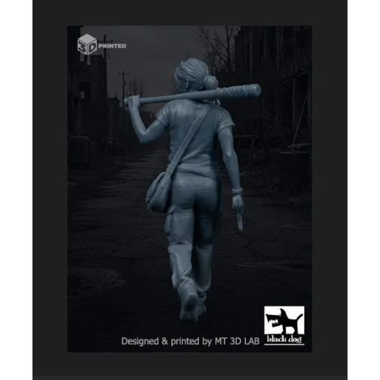 Black Dog Mf35001 1/35 Wanderer Zombie Survivors Figures Model Kit