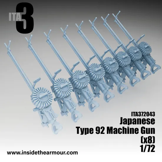 Inside The Armor Ita372043 1/72 8 Flexible Mount Type 92 Mg