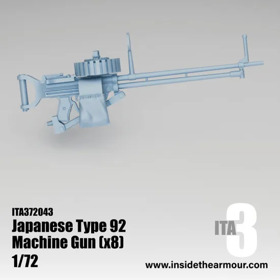 Inside The Armor Ita372043 1/72 8 Flexible Mount Type 92 Mg