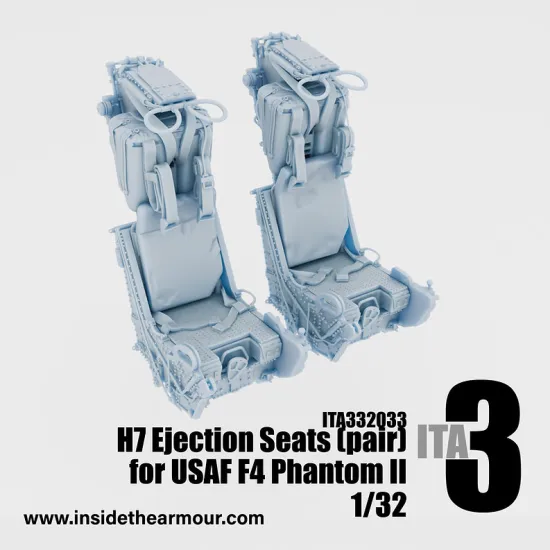 Inside The Armor Ita332033 1/32 H7 Seats Paired Usaf Type For F4 Phantoms