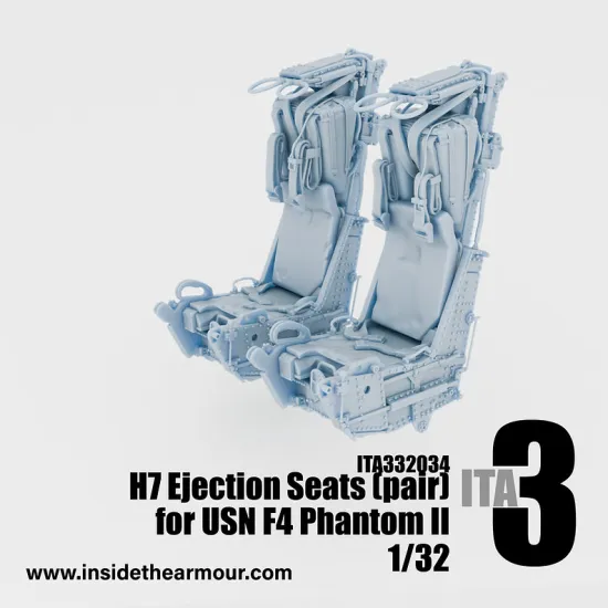 Inside The Armor Ita332034 1/32 H7 Seats Paired Usn Type For F4 Phantoms