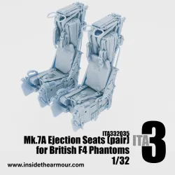 Inside The Armor Ita332035 1/32 Mk.7a Seats Paired For British F4 Phantoms Fg.1 And Fgr.2