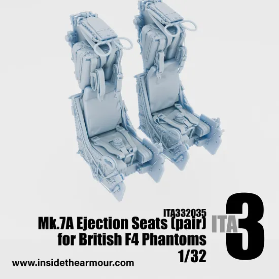 Inside The Armor Ita332035 1/32 Mk.7a Seats Paired For British F4 Phantoms Fg.1 And Fgr.2