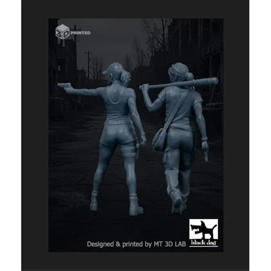 Black Dog Mf35003 1/35 Wanderer Scout Zombie Survivors Figures Model Kit