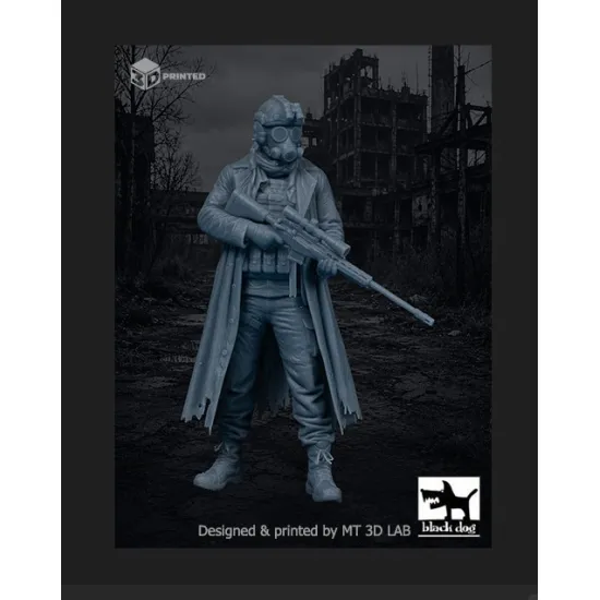 Black Dog Mf35004 1/35 Sniper Zone Explorers Figures Model Kit