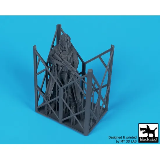 Black Dog Mf35004 1/35 Sniper Zone Explorers Figures Model Kit