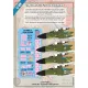 Inside The Armor D4801 1/48 Decal For 13th Tfs Mcdonnell F-4d Phantoms Over Vietnam