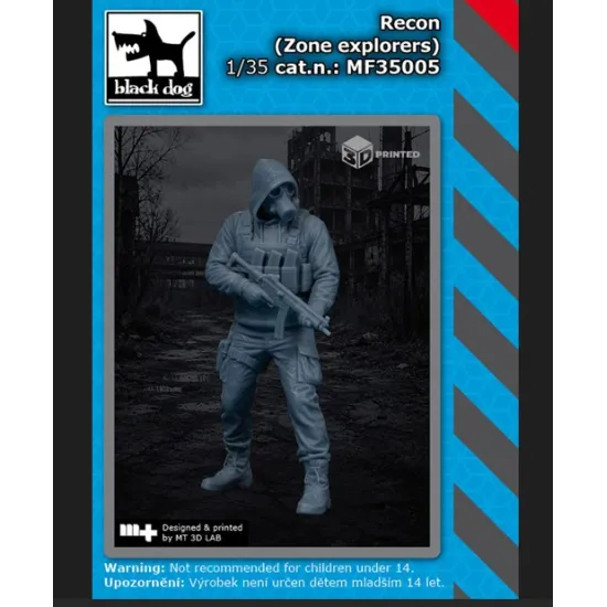 Black Dog Mf35005 1/35 Recon Zone Explorers Figures Model Kit
