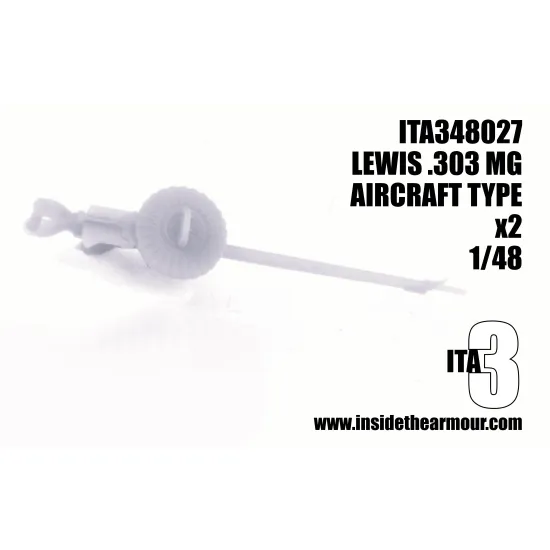 Inside The Armor Ita348027 1/48 2 Lewis Gun 303 Aircraft Type