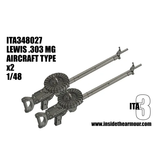 Inside The Armor Ita348027 1/48 2 Lewis Gun 303 Aircraft Type