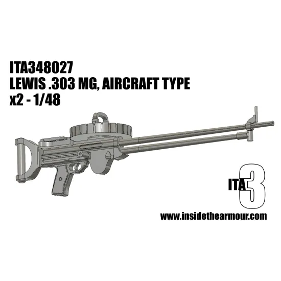 Inside The Armor Ita348027 1/48 2 Lewis Gun 303 Aircraft Type