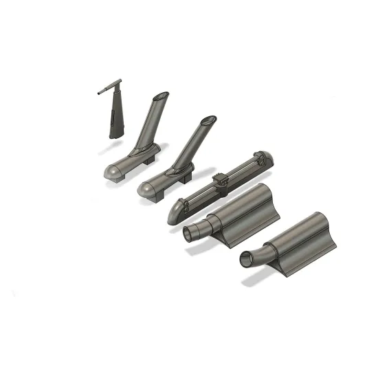 Inside The Armor Ita372002 1/72 Bristol Beaufort Exterior Parts For Airfix