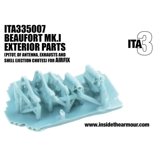 Inside The Armor Ita372002 1/72 Bristol Beaufort Exterior Parts For Airfix