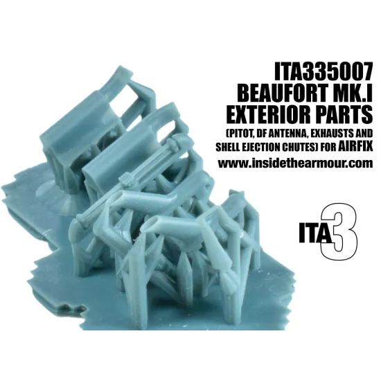 Inside The Armor Ita372002 1/72 Bristol Beaufort Exterior Parts For Airfix